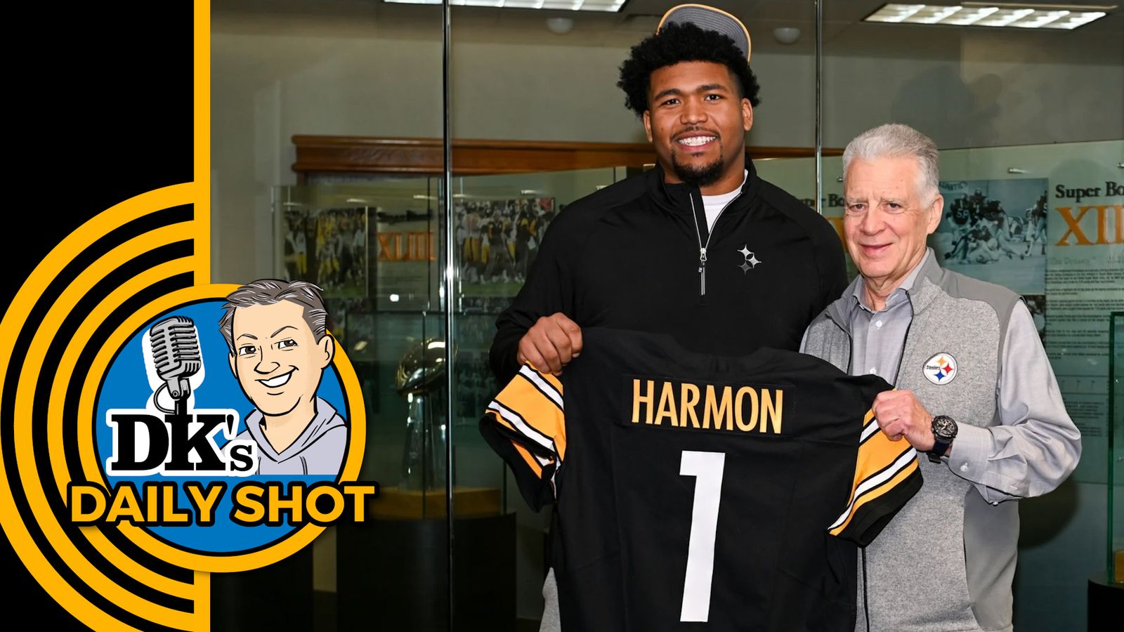 DK's Daily Shot of Steelers: Forgetting Derrick Harmon? taken in Downtown (Podcasts)